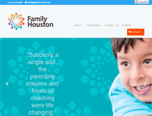 Tablet Screenshot of familyhouston.org